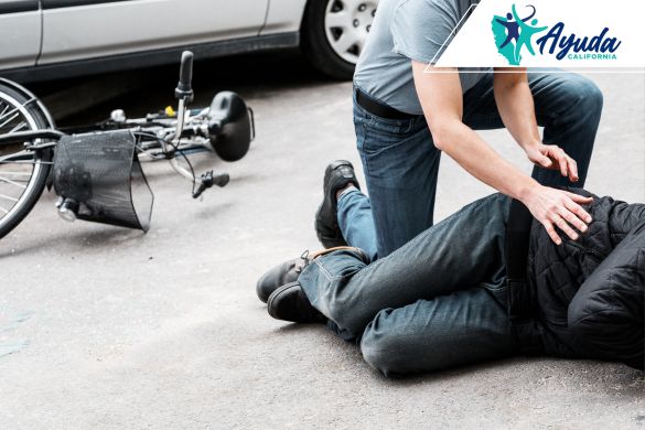 Accidente de atropello en avenida California