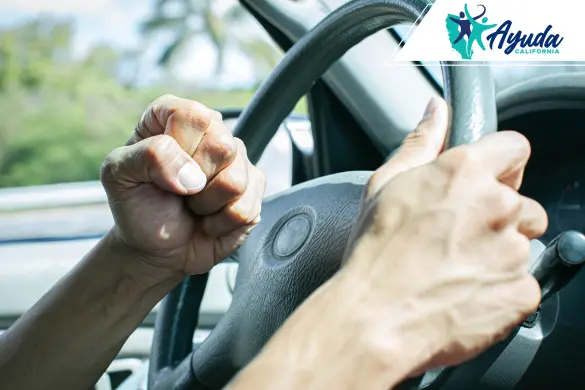 enfrentamiento en la carretera