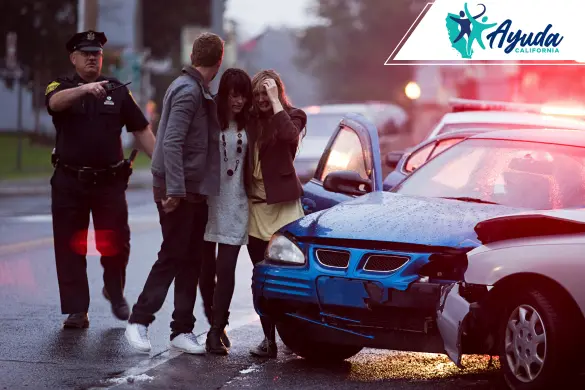 three-vehicle crash