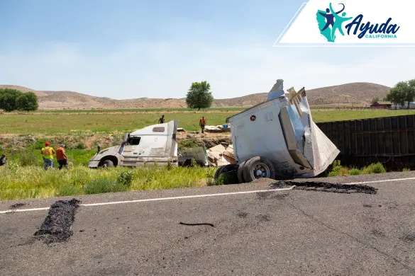 choque múltiple en la autopista 10