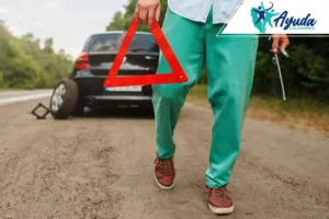 tire flies off another vehicle on SR-60