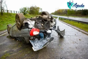 choque con volcadura en Chico