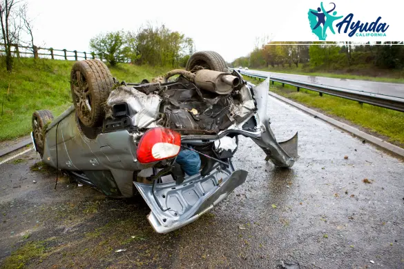 choque con volcadura en Chico
