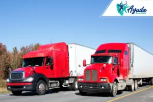 crash between two big rigs on the 101 Freeway