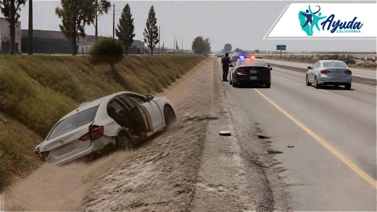 accidente en la autopista 99
